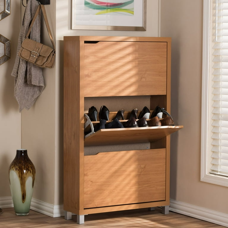 Baxton studio simms white modern shoe cabinet sale