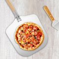 thumbnail image 4 of Pizza Peel Pizza Shovel 12 Inch Food Grade Foldable Stainless Wooden Handle Pizza Paddle, 4 of 8