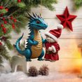 thumbnail image 4 of Decoraciones navideñas de drago acrílico, colgantes de dragón bebé para chimenea de coche, 4 of 6