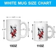thumbnail image 5 of Personalized Ceramic Coffee Mug with Initial N for Women, Monogrammed 11oz 15oz Cup, Great for Mom, Coworker, Sister, or Friend, 5 of 6