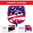 thumbnail image 3 of Airhead Stars & Stripes Big Mable Inflatable Heavy-Duty Nylon Covered Towable Tube, 1-2 Riders, Max Weight 240 lbs, 3 of 6