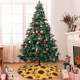 thumbnail image 7 of Sikiie Artistic Zebra Print Sunflower 30-48 inches {designName} Print Christmas Tree Skirt Snowman Xmas Tree Skirt with Edge Christmas Decorations for Holiday Party36", 7 of 7