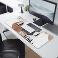 thumbnail image 2 of Long Mouse Pads for Desk,Blue Boho Abstract and Plant Pattern Desk Mats on Top Of Desks, Desk Mouse Pad Extra Large with 3mm Non-Slip Base and Stitched Edge for Gaming,Office,Work,Home 31.5"x11.8", 2 of 6