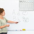 thumbnail image 2 of HONITANO 1Pcs Magnetic Chalkboard Calendar for School and Households fridge whiteboard calendar, 2 of 8