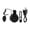 Black, variant on M Buder Electric Bike Horn Waterproof USB Rechargeable Bicycle Bell for Mountain Road Bike Scooters Handlebar Black 110-120dB 4.72 inches / 12 cm[cite: 1]