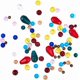 thumbnail image 4 of Pendientes de perlas con borlas y lentejuelas circulares de araña, 4 of 9