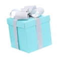 thumbnail image 2 of Cajas de regalo de Navidad, adornos navideños con cinta de raso, caja de regalo, caja de Navidad con tapa para cumpleaños, fiestas, bodas Azul, 2 of 8