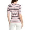 thumbnail image 2 of T Tahari womens  Elbow Puff Sleeve Sweater, s, Pink, 2 of 3
