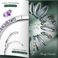 thumbnail image 3 of G23 Titanium Nose Rings Hoops - AB/Rainbow/Clear CZ Nose Piercings 16/18/20G Septum Rings Cartilage Helix Rook Tragus Lobe Daith Earrings Body Jewelry for Women Men 6/7/8/9/10/11/12mm, 3 of 10