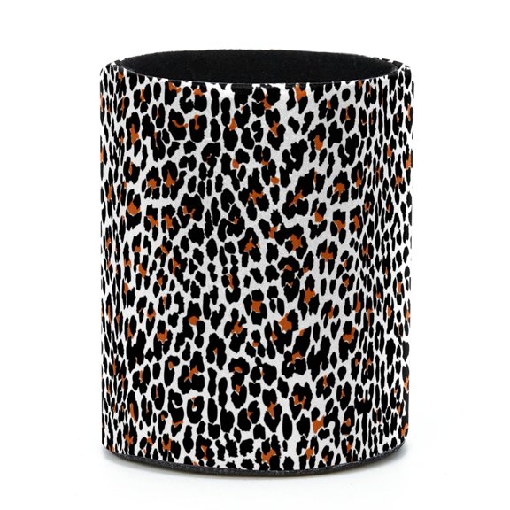 ERJLKXP Leopard Print Pattern Small Pen & Pencils Holder for Desk Organizer,Desktop Stationery Storage for Office Supplies, Pencils and Makeup Brush Holder