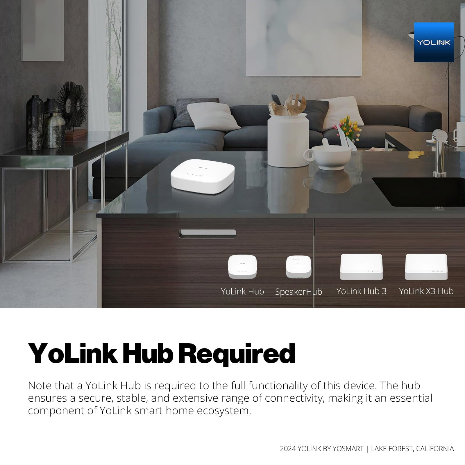 YoLink FlowSmart All-in-One: Includes Smart Water Meter and Automatic Shutoff for 0.75 Inch Pipes, Real-Time Leak Detection, App-Controlled, Over 10 Years Battery Life, Requires YoLink Hub