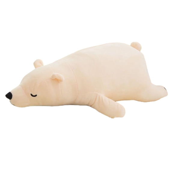Cute Lying Bear Plush Pillow Soft Stuffed Decorative Cushion for Sofa Bed