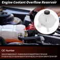 thumbnail image 3 of Tanque de Expansión de Refrigerante con Tapa para Hyundai Tucson 2016-2021 1.6L 2.0L Depósito de Desbordamiento de Refrigerante del Radiador No. 25431D3600/25431-D3600/HY3014120, 3 of 7