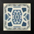 thumbnail image 2 of Vess, June Erica 12x12 Black Modern Framed Museum Art Print Titled - Indigo Motif V, 2 of 5