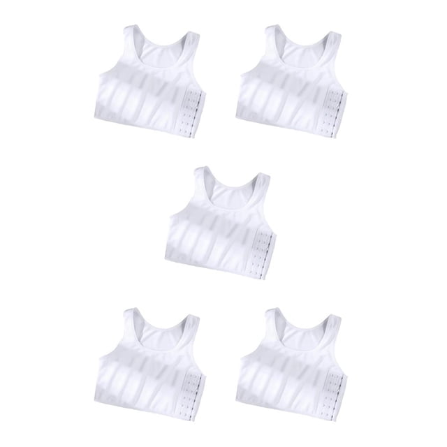QualitChoice Tank Top Lingerie Thin Elastic Underwear Breathable Running Sports 5Set