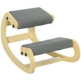 thumbnail image 1 of HOMCOM Ergonomic Kneeling Chair, Adjustable Kneeling Stool, Grey, 1 of 10