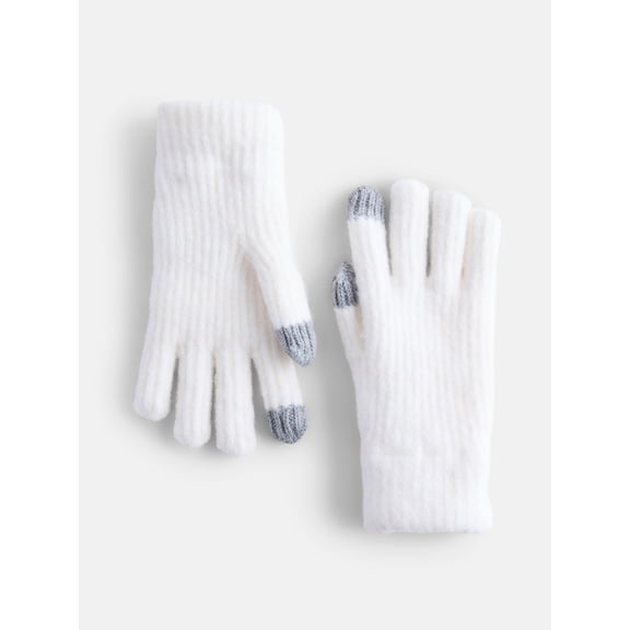 Scenario Women's Lined Gloves, Winter White