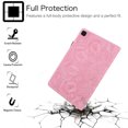 thumbnail image 2 of Embossed Mandala Case for Galaxy Tab A7 Lite 2021, SM-T220 SM-T225 Cover, Allytech Multiple Angle Viewing Stand PU Leather Shockproof Wallet Case for Samsung Galaxy Tab A7 Lite 8.4" 2021, Pink, 2 of 5