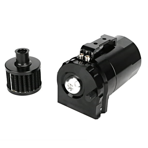Oil Catch Can Car Oil Catch Can Engine Oil Catch Tank 300ML Aluminum Alloy Engine Oil Catch Tank With Filter Modification Accessory ANGGREK Accesorios