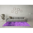 thumbnail image 3 of Ahgly Company Indoor Rectangle Oriental Purple Industrial Area Rugs, 2' x 5', 3 of 4