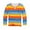 Orange1, variant on XEGLSBU Boys Long Sleeve Shirts Size 10-12 Cotton Boys Girls Long Sleeve Casual Striped Shirt Button Closure Fashion Comfortable Tops Red Size 5-6 Years