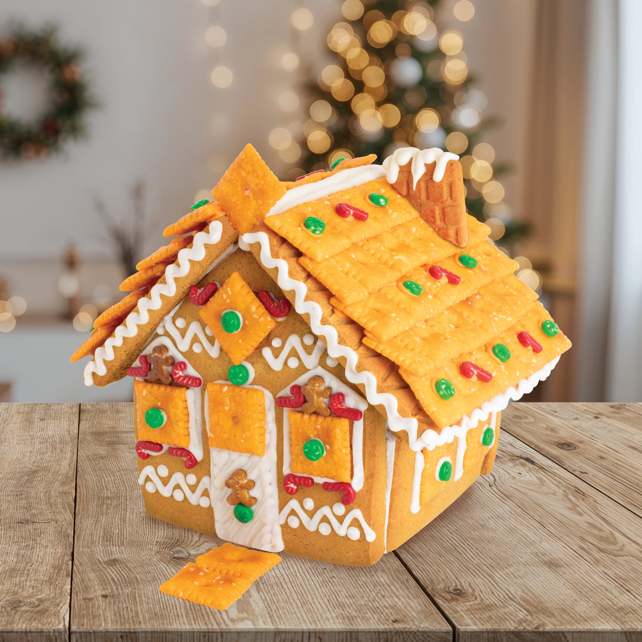 Cheez-It Build It Yourself Holiday House Kit, 22.5 oz, No