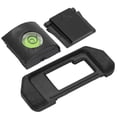 thumbnail image 1 of Viewfinder Eyecup Cold Shoe Cover Level Sets, Camera Viewfinder Eye Cup Set Scratch Resistant  For EM10 For EM5, 1 of 8