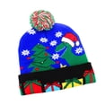 thumbnail image 1 of Outdoor Lights Christmas Decorations Christmas Decorations Knitted Christmas Hats Colorful Luminous Knitted Hats High-End Christmas Hats for the Elderly Christmas Decorations Lights Outdoor, 1 of 1