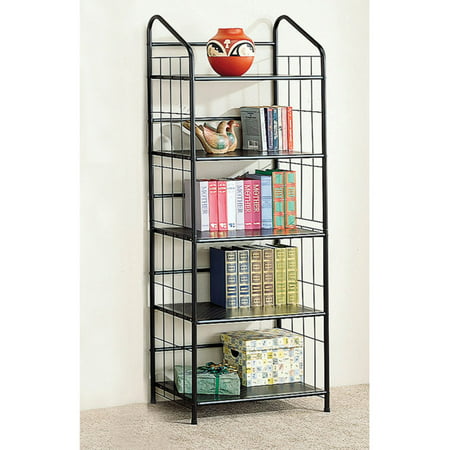 Coaster Furniture Black Wire Bookcase