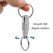BELOWSYALER Upgraded Keychains, Detachable Pull Apart Key Rings Keychains LockHolder Convenient Keychains