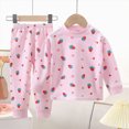 thumbnail image 2 of NOLDARES Baby Infant Girl Clothes Fall Winter Outfits Long Sleeve Soft Tee and Elastic Waist Pants 2pcs Set for Play(Pink,18-24 M), 2 of 9
