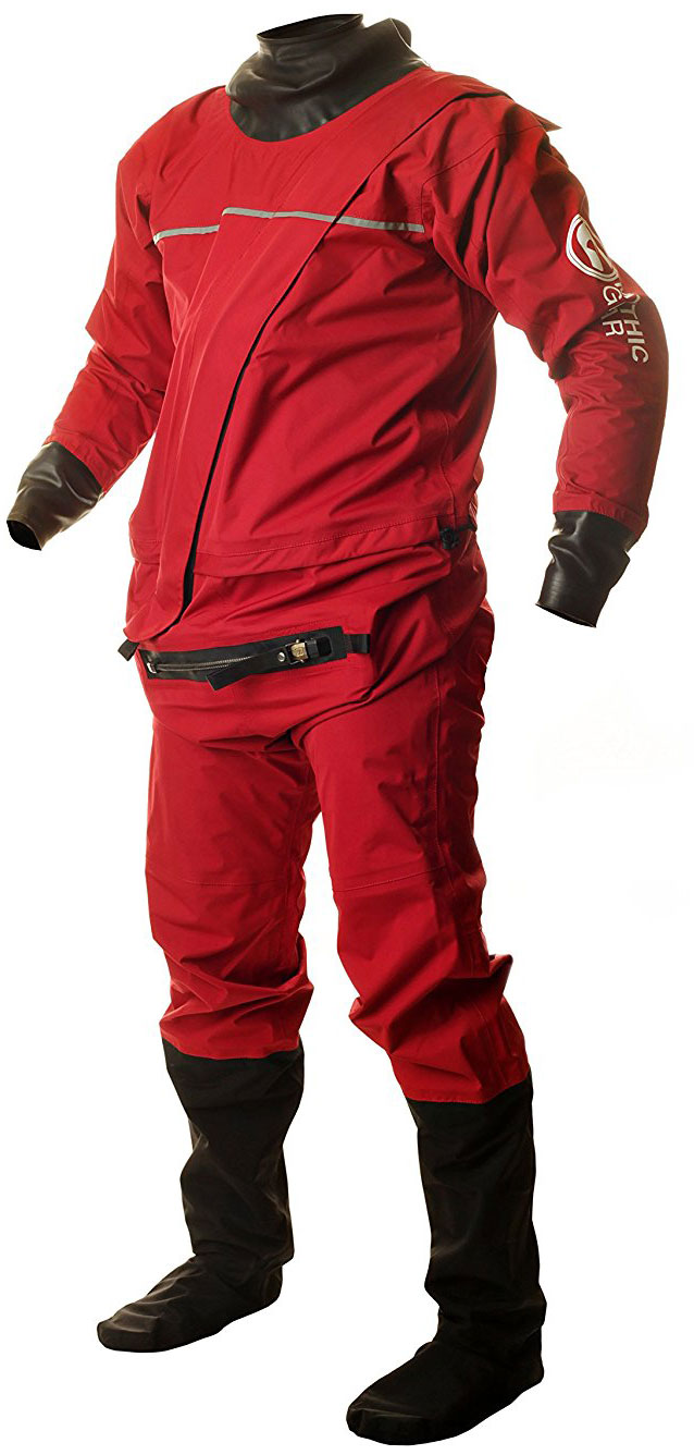 Mythic Gear Kiwa Drysuit Kayaking Red