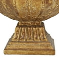 thumbnail image 4 of DecMode 11" Round Ornate Gold Polystone Decorative Bowl, 4 of 8