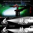 thumbnail image 5 of Bike Lights LEDs Cycling Headlight with 130dB Horn Speaker USB Rechargeable 5 Light Modes for Outdoor Riding Cycling, 5 of 10