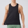 thumbnail image 3 of Squevariel Men's Quick Dry Tank Top Sleeveless Round Neck Workout Top Casual Summer Lightweight Athletics T-Shirt, 3 of 7