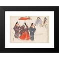 thumbnail image 2 of Kōgyo Tsukioka 14x11 Black Modern Framed Museum Art Print Titled - Nogaku Zue, Pl.11 (1897-1901), 2 of 5