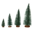thumbnail image 4 of 4pcs Mini Christmas Tree Artificial Sisal Snow Frost Xmas Tabletop Decor, 4 of 6