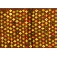 thumbnail image 1 of Ahgly Company Indoor Rectangle Abstract Yellow Contemporary Area Rugs, 2' x 3', 1 of 4