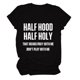 thumbnail image 1 of Gibobby Playera Corte clásico para Mujer Impresión casual manga tops blusa camisa corta mujer blusa de mujer(Negro,CH), 1 of 3