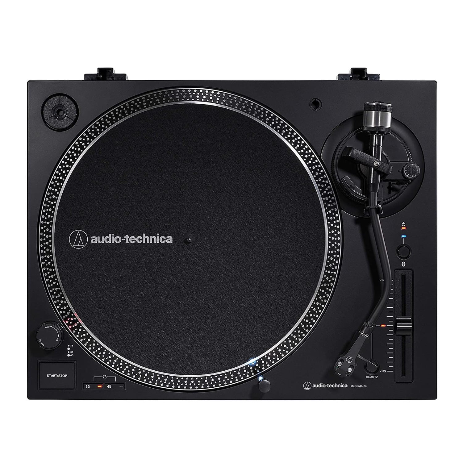 Audio-Technica LP120XBT-USB Manual direct-drive turntable with Bluetooth®  and USB output at Crutchfield