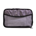 thumbnail image 5 of BLACK TRAVEL PACKING CUBES MESH NET LIGHTWEIGHT BAGS FOR LUGGAGE PCK OF 3 S/M/L, 5 of 8