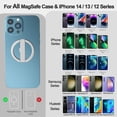 thumbnail image 2 of Compatible with MagSafe Phone Ring Holder,Magnetic Finger Ring Grip Phone Stand Removable Kickstand Wireless Charging Adjustable Phone Stand for iPhone 14 13 12 Pro Max/Pro/Plus/Mini Silver, 2 of 6