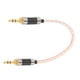 thumbnail image 2 of Cable de audio de 8 núcleos de 3,5 mm a 3,5 mm, cable auxiliar de 5,9 pulgadas para automóvil, auriculares, parlantes y computadoras portátiles, 2 of 8