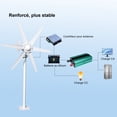 thumbnail image 3 of solautey Wind Turbine Generator Kit 800W 12V with 6 Blade, with Charge Controller, Wind Power Generator for Marine, RV, Home, Windmill Generator Suit for Solar Wind System, 3 of 8