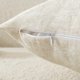 thumbnail image 5 of Fundas de almohada de 18 x 18, juego de 2, fundas de almohada de estilo rústico con borlas y textura de rayas, fundas de almohada neutras, 5 of 5