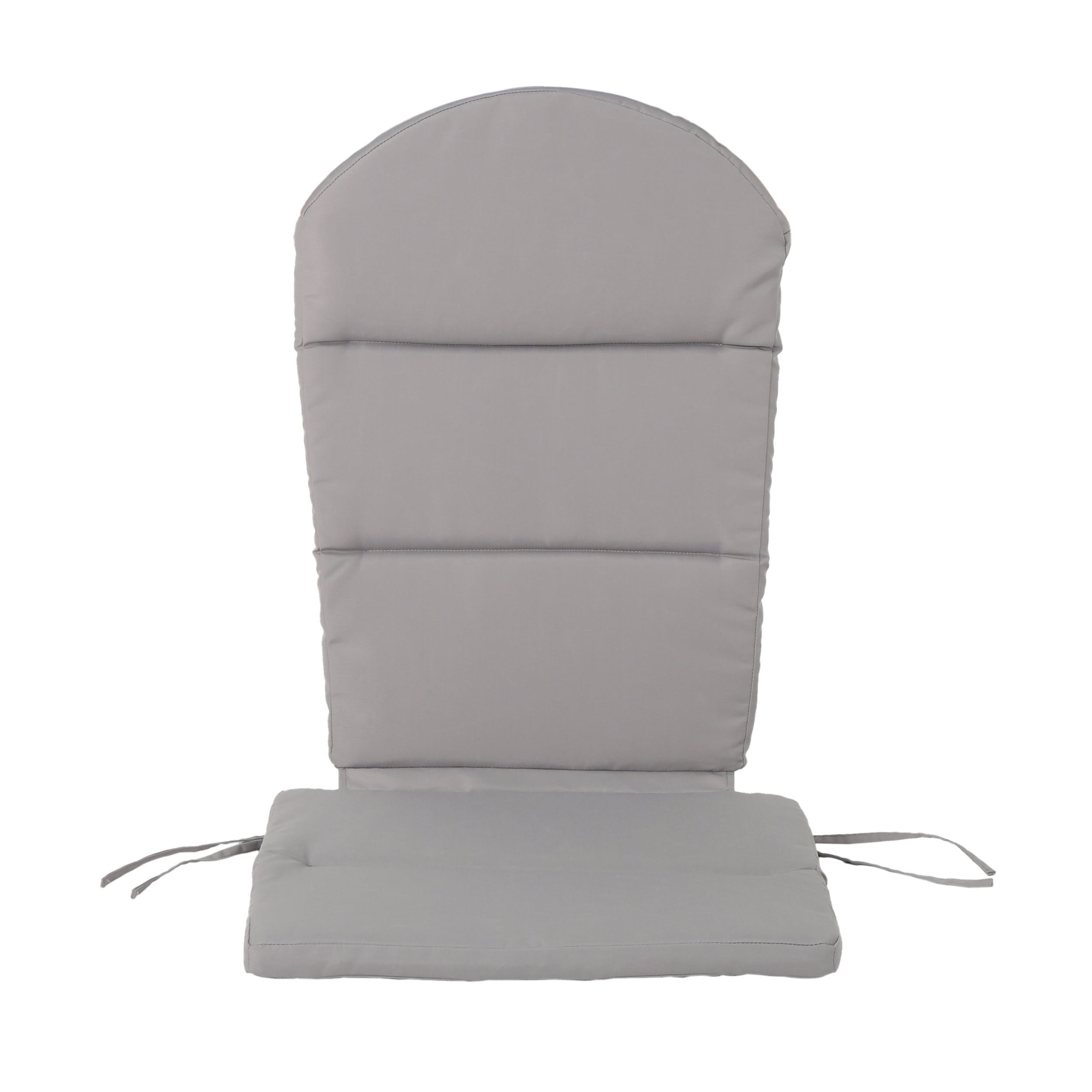 Maui Outdoor Acacia Wood Adirondack Chairs with Cushions,Natural,Grey