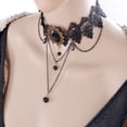 thumbnail image 4 of Colgante Collar Cadena de Perlas de Imitación de Declaración de Gargantilla de Encaje Zulema Perlas de imitación, 4 of 4