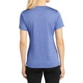 thumbnail image 2 of Mafoose Women's Heather Contender Scoop Neck Tee Pink True Royal Heather Medium, 2 of 5