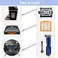 thumbnail image 2 of 16PCS Roller Side Brush and Filter Replacement for Shark AV2501AE, 2 of 5