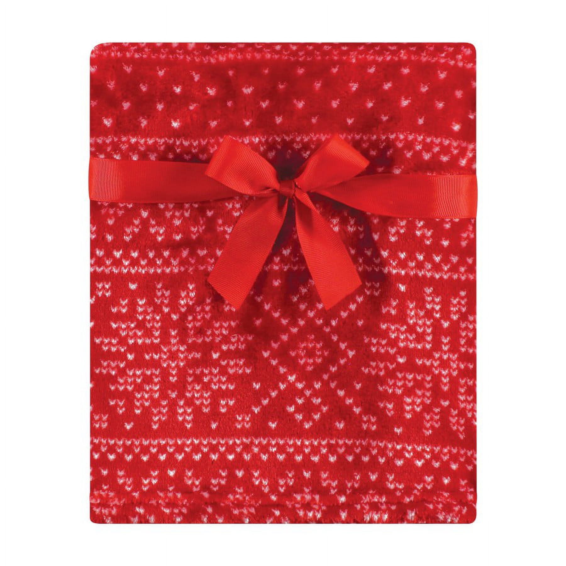 Hudson Baby Unisex Baby Plush Blanket with Toy, Rudolph And Elf, One Size